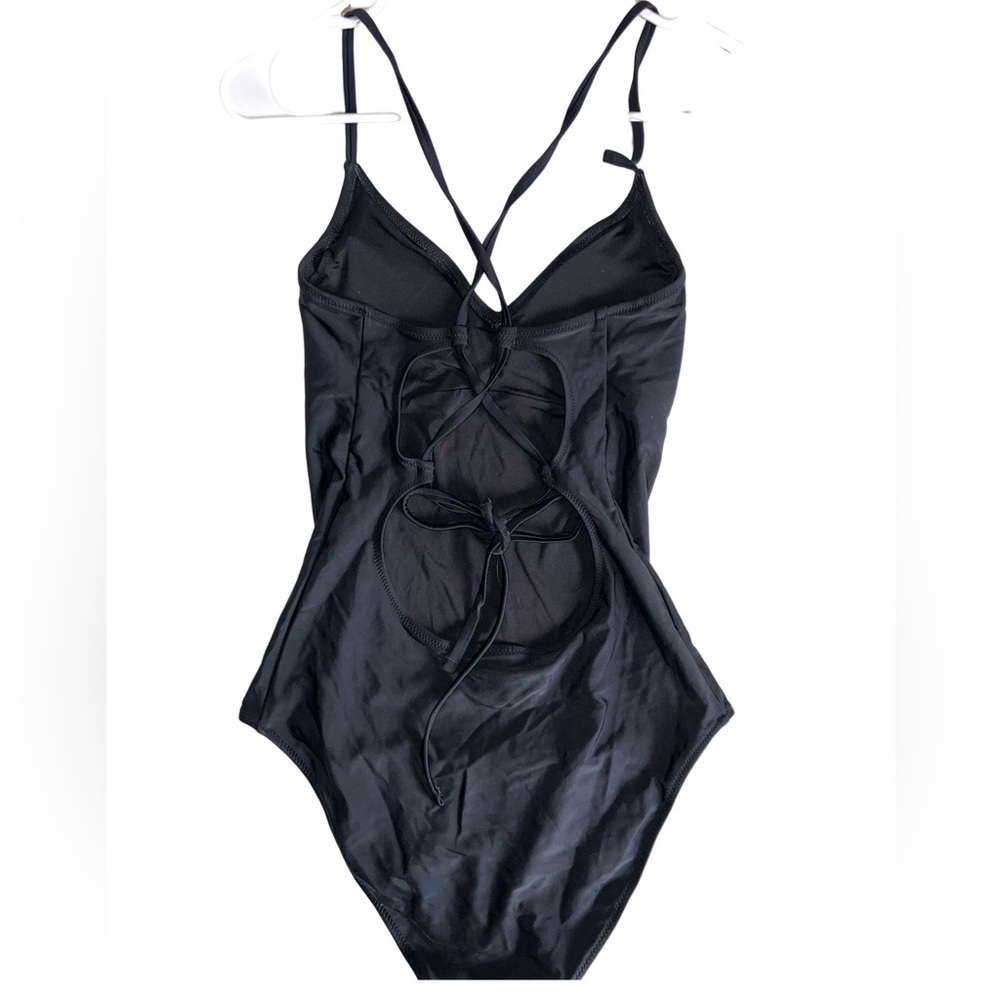 Aerie Black One-piece bathing suit size M